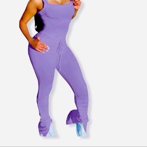 Customize Ml Boujee Low-cut Sleeveless Side Slit